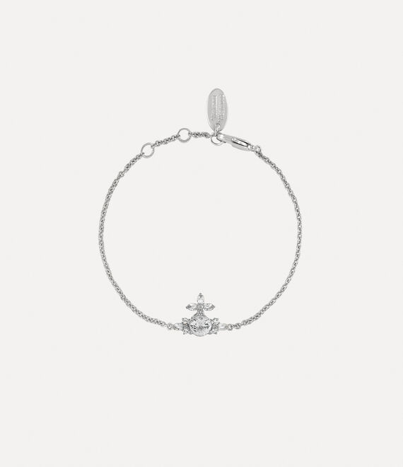 Vivienne Westwood Colette Bracelet in platinum/white cz